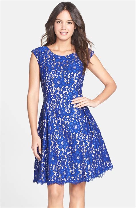 blue and white dress nordstrom